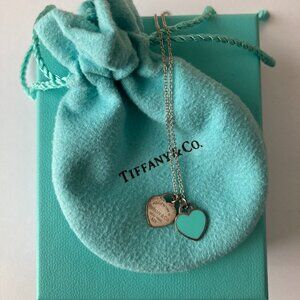 Tiffany & Co. - Return to Tiffany Mini Double Heart Tag Pendant Necklace